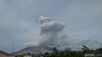 Gunung Sinabung Kembali Erupsi, Diiring Beberapa Kali Gempa