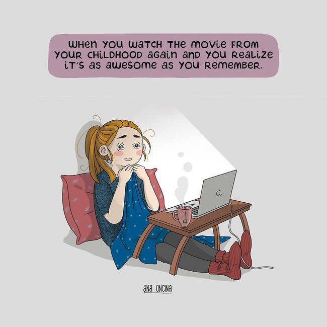 Beberapa wanita akan memilih menghabiskan waktu liburnya dengan nostalgia menonton film-film masa kecilnya. Foto: Ana Oncina