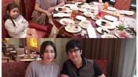 Kalau yang ini, keluarga Andre Taulany sedang makan di sebuah restoran. Netizen malah fokus pada istri selebriti berusia 43 tahun ini. Banyak yang berkomentar kalau istri Andre punya wajah cantik.
