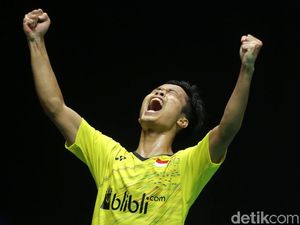 Momen Anthony Ginting Juarai Indonesia Masters 2018
