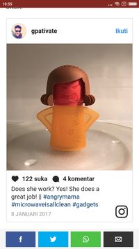 Unik! Ini Dia Alat Pembersih Microwave Bernama 'Angry Mama'