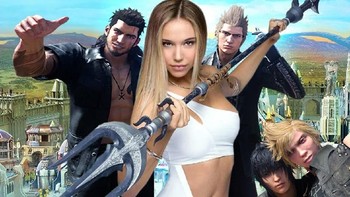 Maka ia tak kuasa menolak ketika ditawari peran sebagai ikon dewi perang di game versi mobile itu. Foto: dok. Final Fantasy XV