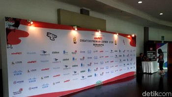 Berbeda dari tahun sebelumnya, Creativepreneur Corner 2018 dikemas dengan santai dan akrab. Ini sesuai dengan tema Playground yang diusung, atau taman bermain. Acara ini juga didukung oleh deretan sponsor berikut. Foto: detikINET/Fino Yurio Kristo