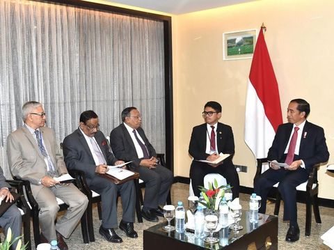 Presiden Jokowi Bertemu Presiden Bangladesh Abdul Hamid