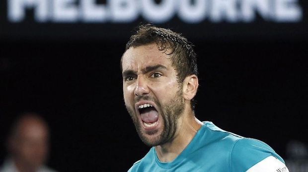 Marin Cilic menjadi petenis pertama yang meraih kemenangan set atas Roger Federer di Australia Terbuka 2018.