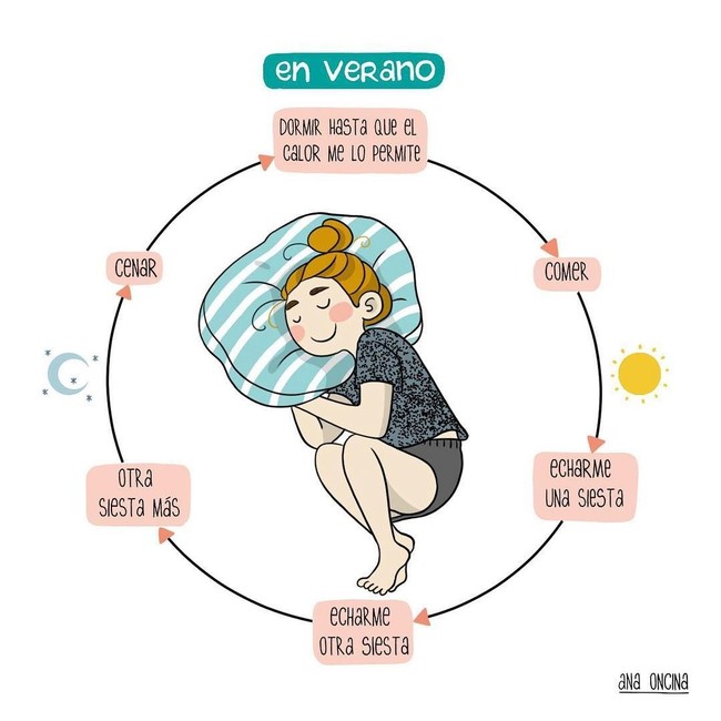 Menghabiskan waktu libur dengan tidur seharian sepanjang. Foto: Ana Oncina