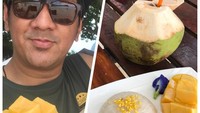 Masih di Thailand, hidangan ini adalah ketan urapnya Thailand menurut Andre.
