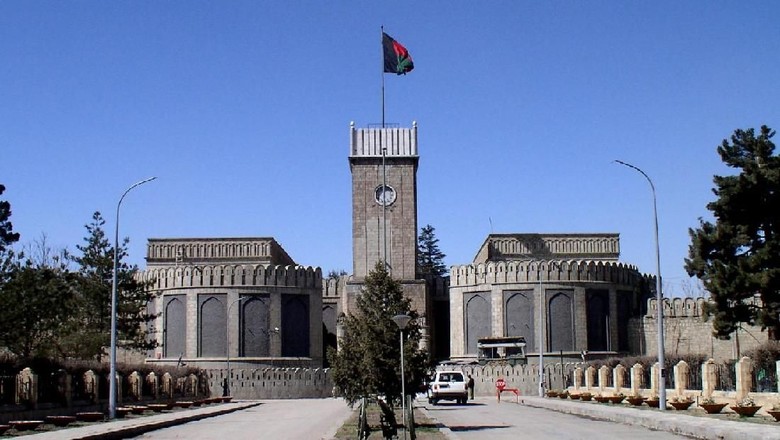 Istana Presiden di Kabul Afghanistan Istana Presiden di Kabul Afghanistan