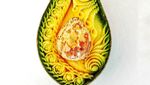 Keren! Ini 10 Kreasi Unik Ukiran Buah Alpukat dan Tato Biji Alpukat