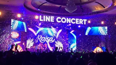 Mengintip Serunya Konser LINE di Medan, Raisa Tampil Memukau