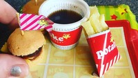 Ini dia makanan cepat saji yang jadi favorit banyak orang. Kalau makan ini, dijamin nggak bikin kolesterol naik. Kreasi gluten asal Jepang ini diunggah oleh akun instagram @maggie_hush. Foto: Istimewa