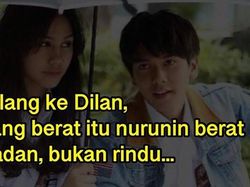 Meme Lucu Film Dilan 1990 Bertebaran