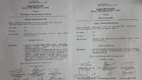 SK pertama bernomor 004/MUNAS212/I/2018 tentang Pergantian Nama. Di dalam SK tersebut ditetapkan soal pergantian nama Presidium Alumni 212 menjadi Persaudaraan Alumni 212. Sementara di SK kedua bernomor 005/MUNAS212/I/2018 tentang Personalia Persaudaraan Alumni 212. Ada tiga hal yang diputuskan terkait susunan Pimpinan DPP Persaudaraan Alumni 212. (Foto: Dok. Istimewa)