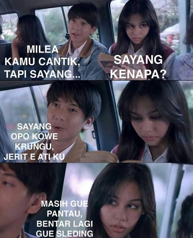 Meme Lucu Dilan 1990 Bertebaran