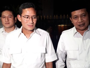 Bertemu Prabowo, Sandiaga: Pak Prabowo Beri Masukan Ekonomi