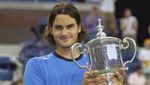 Foto: Koleksi Trofi Roger Federer di Grand Slam