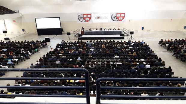 Pembukaan Harvard Model United Nation 2018. 