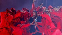 Penampilan Kendrick Lamar buka kemeriahan Grammy Awards 2018. Foto: REUTERS/Lucas Jackson