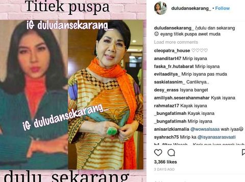 Mengejutkan, Isyana Sarasvati Mirip Titiek Puspa Muda di Foto Ini 