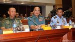 Komisi I DPR Rapat dengan Panglima TNI dan Menhan