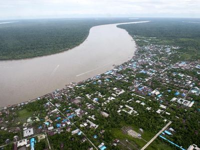 Potret Asmat Papua dari Udara