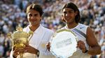 Foto: Koleksi Trofi Roger Federer di Grand Slam
