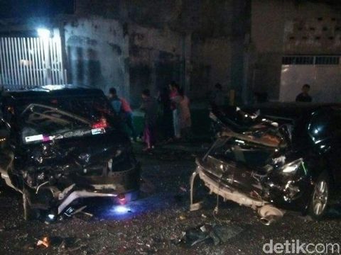 Kecelakaan beruntun di Pasuruan/