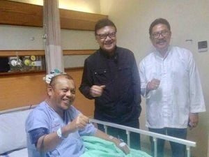 Jenguk Eggi Sudjana, Tjahjo Sempat Diajak Bicara Soal Politik