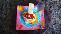 Akun instagram @dayabier menulis kalau membuat permen puding ini bersama anaknya. Walau sangat menyenangkan, tidak ada yang mau memakan permen pudingnya. Foto: Istimewa