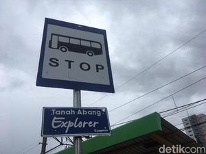 TransJ Tanah Abang Explorer Disetop Hingga Situasi Kondusif