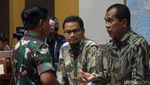 Foto: Marsekal Hadi Berseragam Loreng Saat Rapat Perdana di DPR