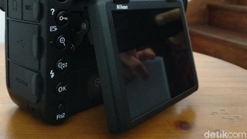 Kamera ini mengadopsi sistem 153-point AF yang sebelumnya telah dipakai di D5.  (Foto: detikINET/Adi Fida Rahman)