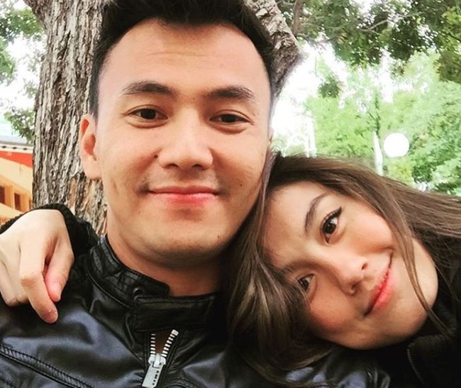 Penyanyi cantik Agnes Monica dan pemain basket Wijaya Saputra merupakan pasangan yang tampak serasi dalam berbagai momen.Foto: Instagram