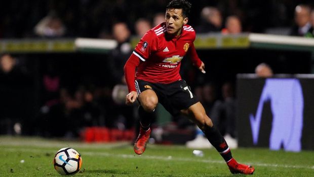 Alexis Sanchez akan tetap memperkuat Manchester United hingga akhir musim ini.