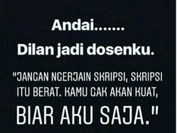 Meme Lucu Film Dilan 1990 Bertebaran