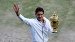 Foto: Koleksi Trofi Roger Federer di Grand Slam