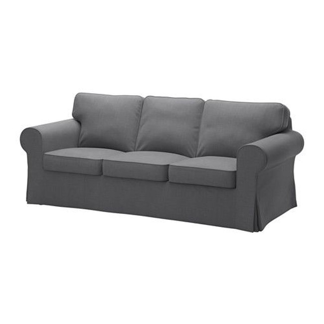 Sofa Ektorp punya desain yang ergonomis dan timeless, sekaligus nyaman diduduki. Sarung sofa bisa dengan mudah dilepas dan dipasang kembali untuk dibersihkan. Foto: IKEA