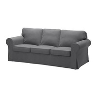 Sofa Ektorp punya desain yang ergonomis dan timeless, sekaligus nyaman diduduki. Sarung sofa bisa dengan mudah dilepas dan dipasang kembali untuk dibersihkan. Foto: IKEA