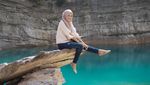 Foto: Gaya Traveling Pramugari Calon Istri Tommy Kurniawan