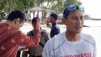 Sebelumnya, Sandiaga juga telah berkantor di Kepulauan Seribu pada Desember 2017 lalu. (Foto: Muhammad Fida ul Haq/detikcom)