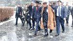 Foto: Hangatnya Pertemuan Jokowi-Presiden Ghani di Dinginnya Salju