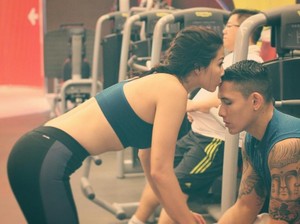 Serunya Hot Couple Andrea Dian dan Ganindra Bimo Olahraga Bareng