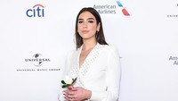 Dua Lipa saat ditemui di Springs Studio, New York, AS pada Senin (29/1) waktu setempat. Ilya S. Savenok/Getty Images for Universal Music Group