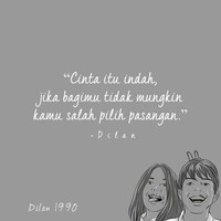Cinta itu indah. Jika bagimu tidak, mungkin kamu salah pasangan. Foto: dok. Pinterest