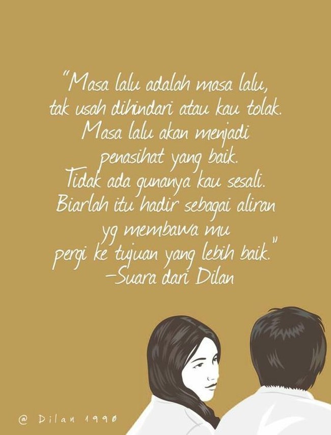 Jadikan masa lalu sebagai pembelajaran. Tidak ada yang perlu disesali.  Foto: dok. Pinterest