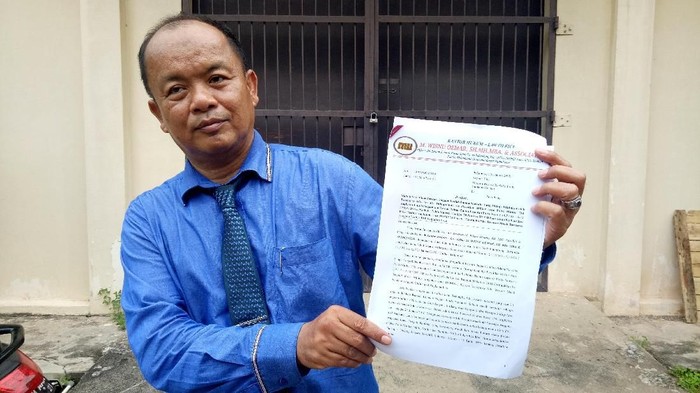 Kuasa Lettu IR Datangi Polda Sumsel Pertanyakan Penangkapan 1 Kg Sabu