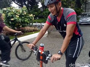 Tak Terlihat Olahraga dengan Anies, Sandi: Beliau Sibuk Kerja