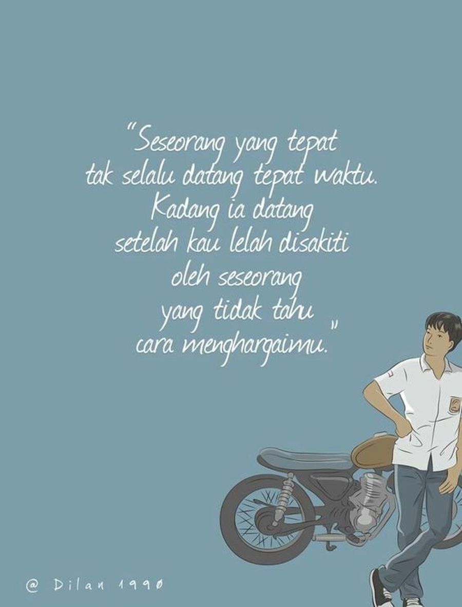 10 Quotes Cinta Dilan Yang Bisa Bikin Cewek Jadi Senyum Senyum