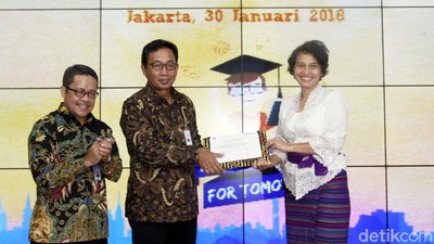 Penyerahan Beasiswa Nusantara Cerdas BRI