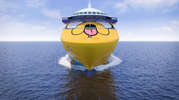 Kapal pesiar Cartoon Network Wave akan berlayar ke 13 destinasi di seluruh wilayah Asia Pasifik. Dalam jalurnya itu termasuk Singapura, Malaysia dan China (Dok CNN Travel)